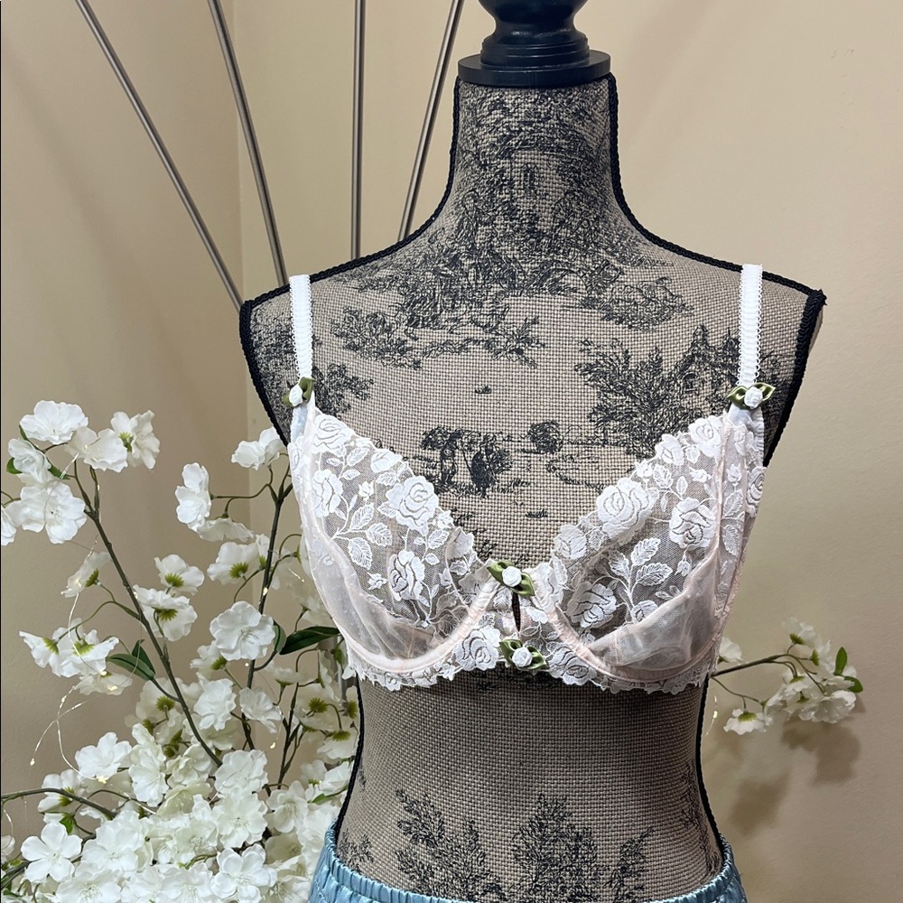 🦋NWT for love and lemons Elegant Lace Bralette L